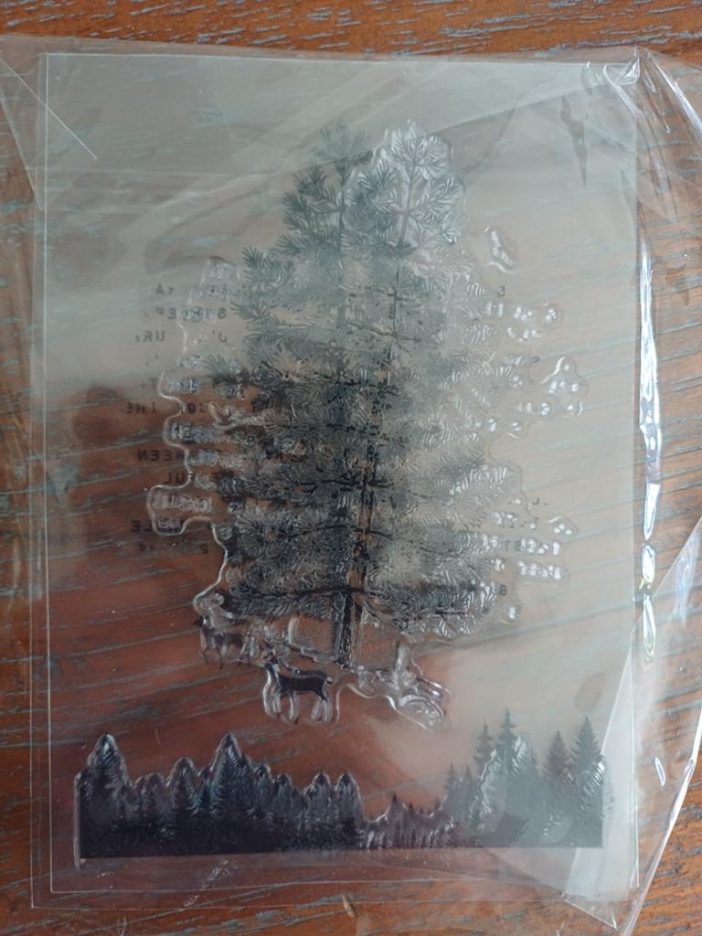 Kerstboom, Ophalen, Clearstamp