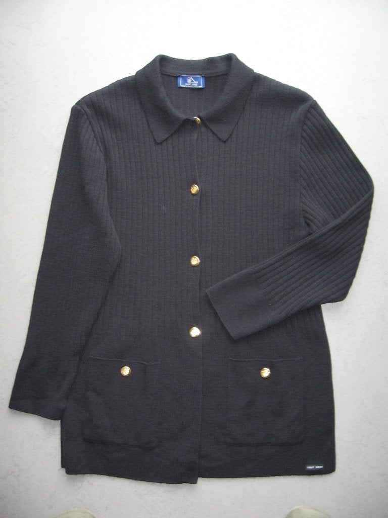 Vest donkerblauw van het merk Saint James, Kleding | Dames, Maat 42/44 (L), Zo goed als nieuw, Saint James, Verzenden