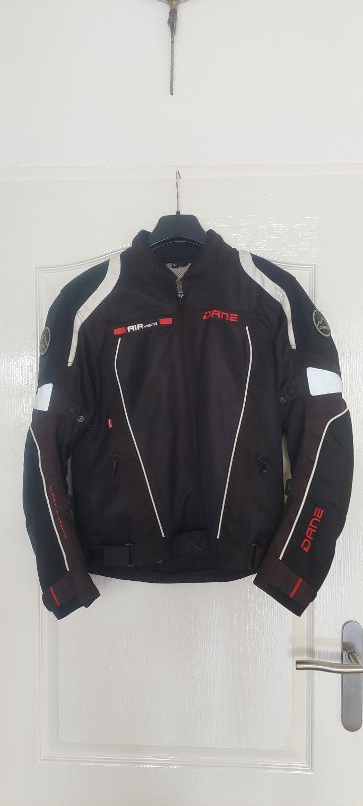 Dane Airvent Zomer Motorjas Maat 48 (M) Zwart met Protectie, Motoren, Dane, Jas | textiel, Heren, Ophalen of Verzenden