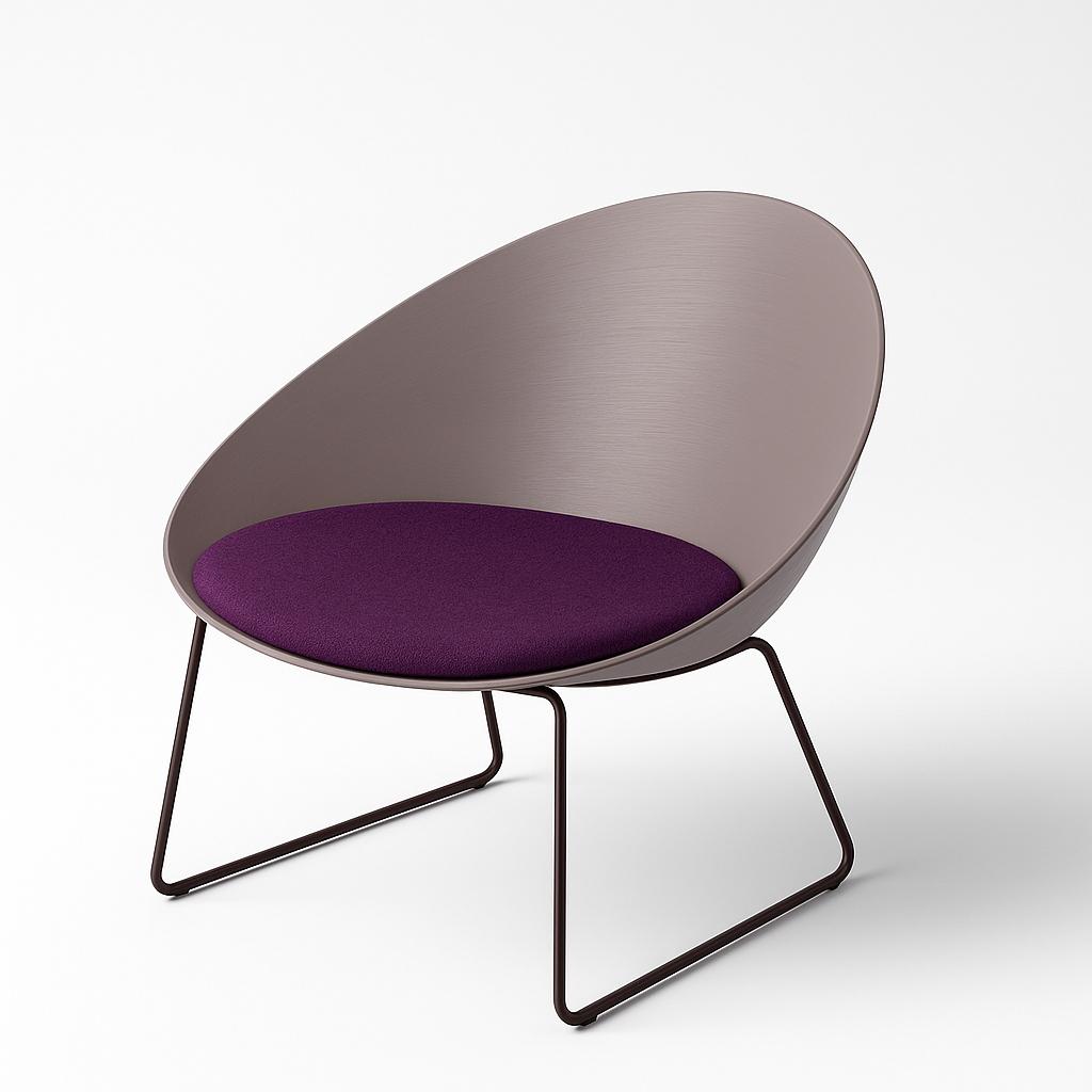 Design Fauteuil ARPER, Tuin en Terras, Vuurschalen, Ophalen of Verzenden, Zo goed als nieuw
