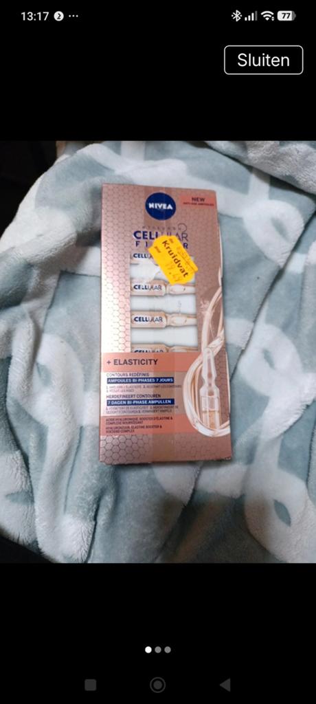 Nivea ampullen, Ophalen of Verzenden, Nieuw, Gehele gezicht