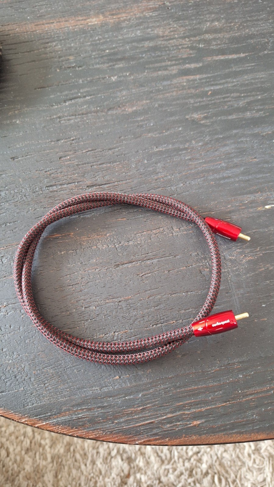 Audioquest Cinnamon digitale kabel 0.75m, Ophalen of Verzenden, Zo goed als nieuw, Minder dan 2 meter, Coaxiale kabel