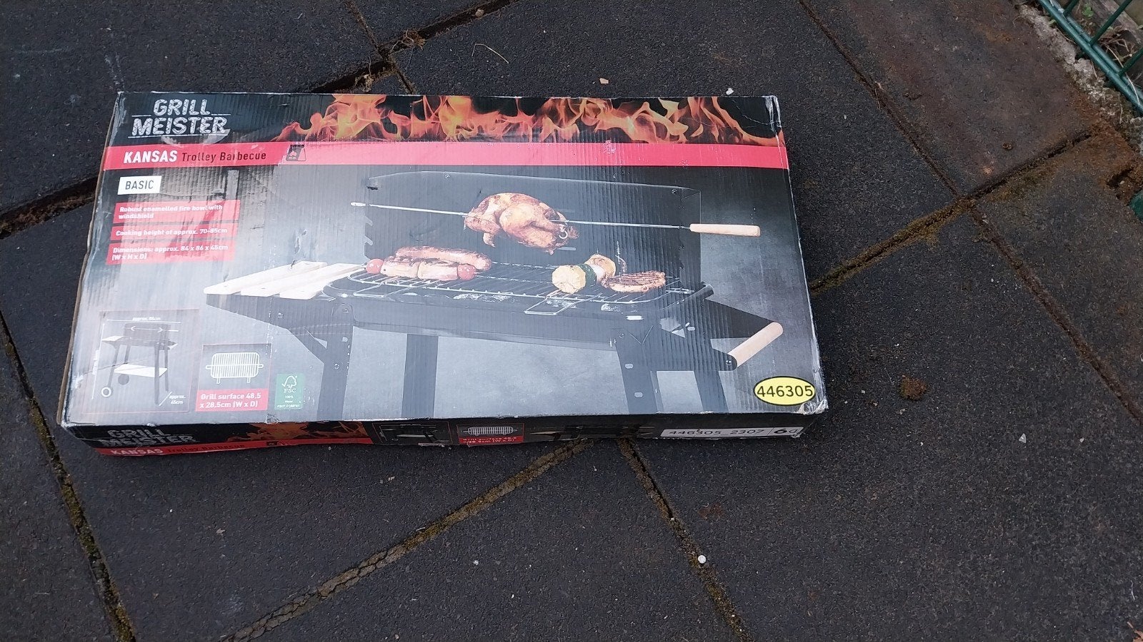Grill Meister Kansas Trolley Barbecue - Nieuw in doos, Ophalen of Verzenden, Nieuw, Grill Meister