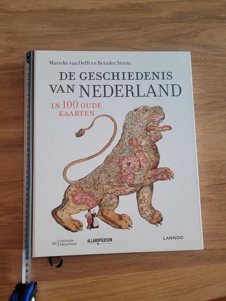 De Geschiedenis van Nederland in 100 Oude Kaarten, Boeken, Ophalen of Verzenden
