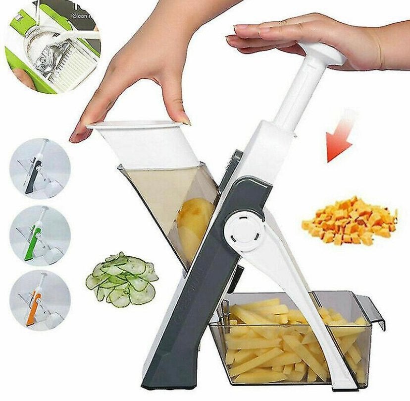 Nieuwe multifunctionele groente en fruit snijder, Kunststof, Nieuw, Ophalen of Verzenden, Snijmachine