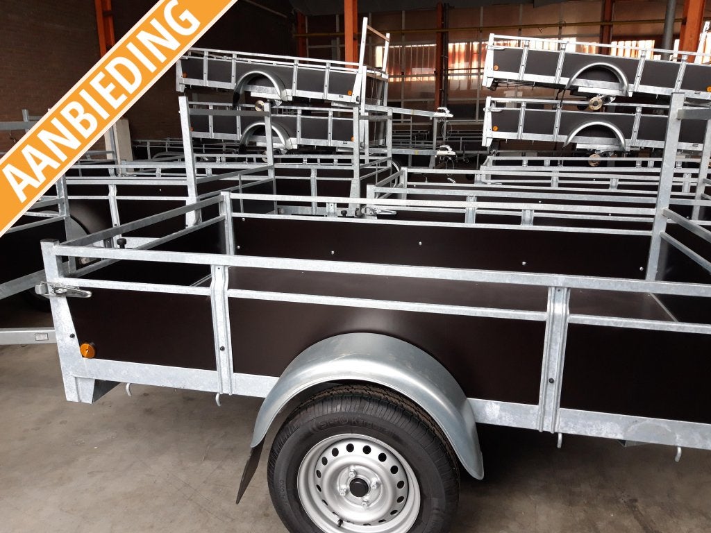 GROTE KLUSBAKKEN 257 X 132 GRATIS COC PAPIEREN 749 EURO, Auto diversen, Aanhangers en Bagagewagens, Nieuw