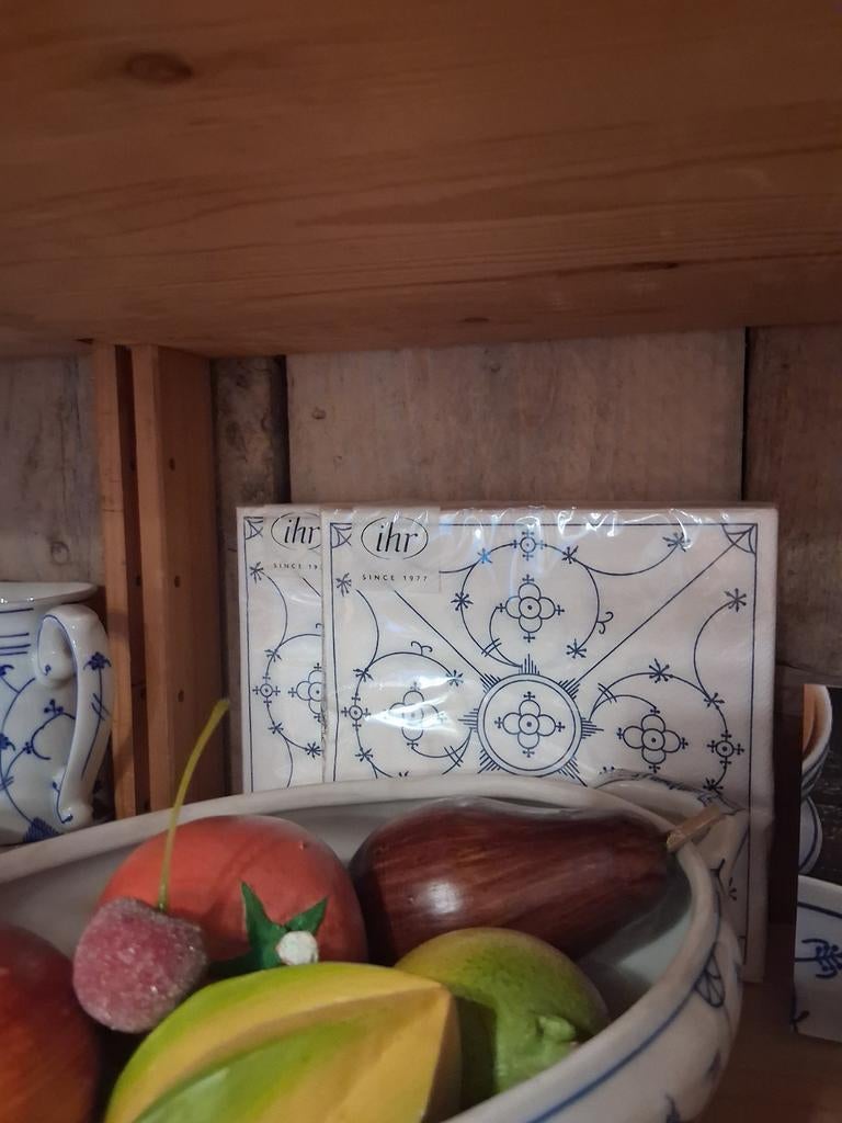 Blau saks papieren  servetten, Ophalen of Verzenden, Nieuw, Overige stijlen, Overige typen