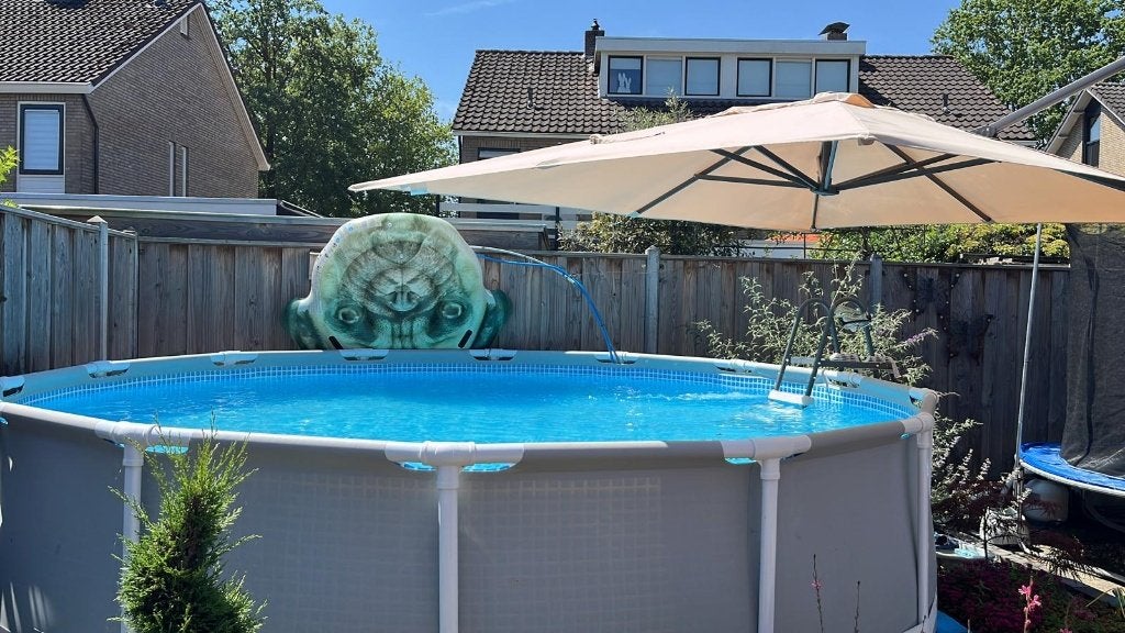 Intex Zwembad 4,30m + zoutwatersysteem + zandfilter, Tuin en Terras, Zwembaden, Ophalen, 80 tot 120 cm, Rond, 300 cm of meer