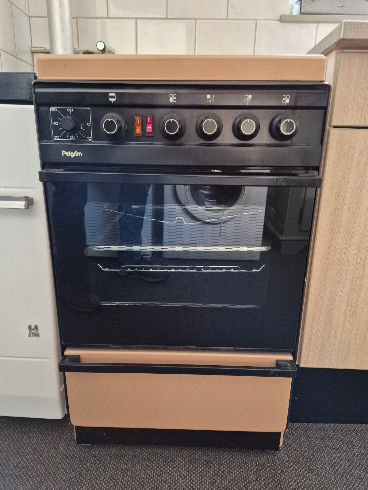 Pelgrim gasfornuis met oven - Gebruikt, Ophalen, Gebruikt, Grill, 4 kookzones