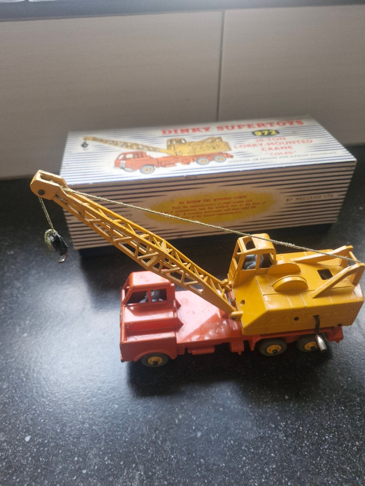 Dinky Supertoys 972 Coles Kraanwagen met Doos, Ophalen of Verzenden, Gebruikt