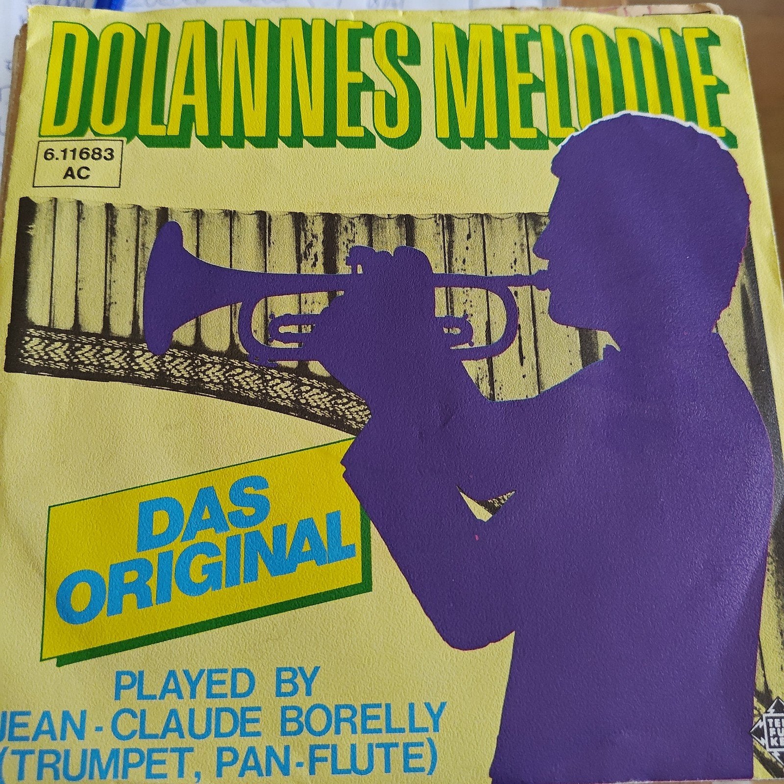Dolannes Melodie - Jean-Claude Borelly (Single), Ophalen of Verzenden, 7 inch