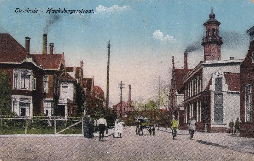 Enschede, Haaksbergen., Verzenden, Voor 1920, Gelopen, Overijssel
