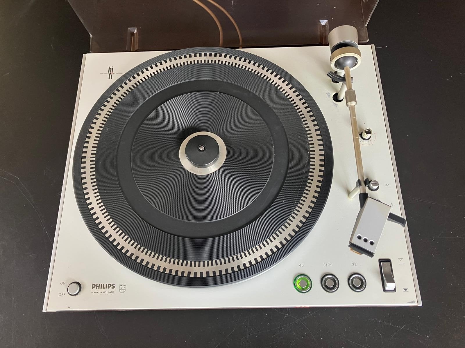 Philips 212 platenspeler / draaitafel, Ophalen of Verzenden, Gebruikt, Philips