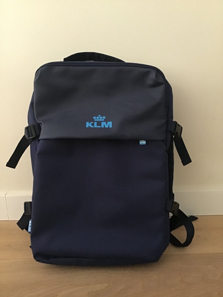 Rugzak KLM, 25 tot 40 cm, Nieuw, Ophalen of Verzenden, Overige merken
