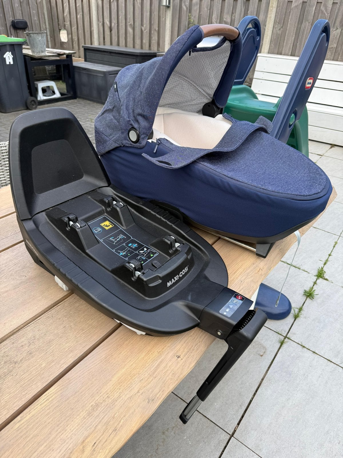 Maxi-Cosi Jade reiswieg, isofix familyfix 3 & Nova onderstel, Ophalen, Gebruikt, Met autostoeltje, Combiwagen