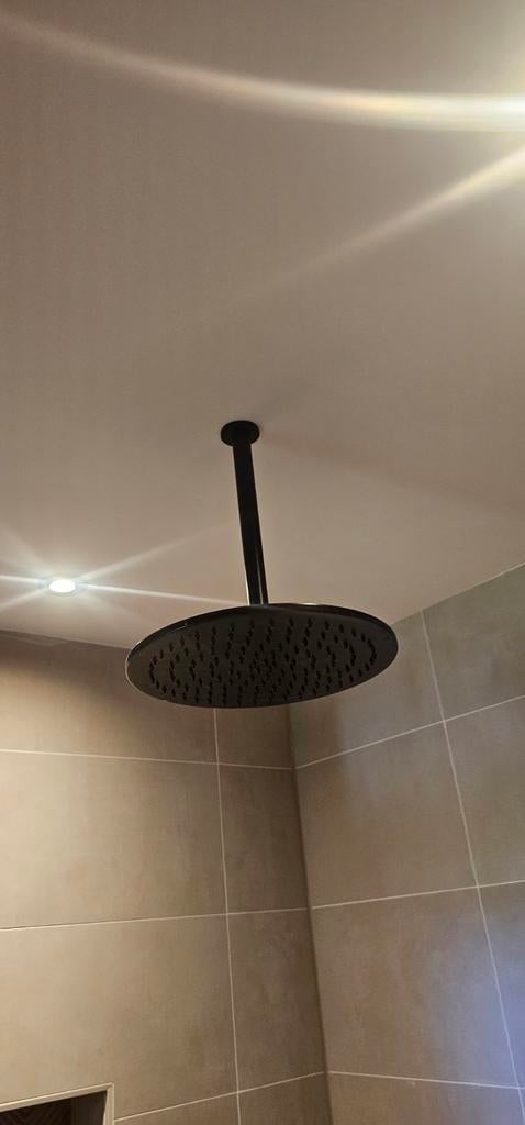 Nieuwe zwarte regendoucheset - nog in doos, Ophalen of Verzenden, Nieuw, Douche