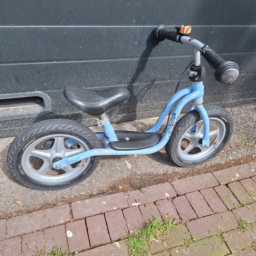 12 inch Puky Blauwe Loopfiets / vanaf ongeveer 3 jaar, Kinderen en Baby's, Speelgoed | Buiten | Voertuigen en Loopfietsen, Ophalen