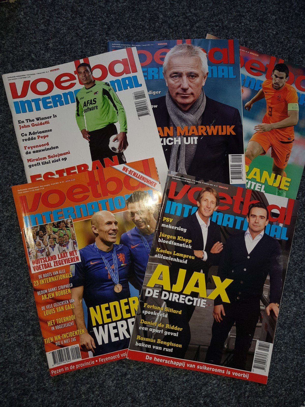 Voetbal International Tijdschriften - Diverse Edities, Boeken, Tijdschriften en Kranten, Ophalen of Verzenden, Zo goed als nieuw