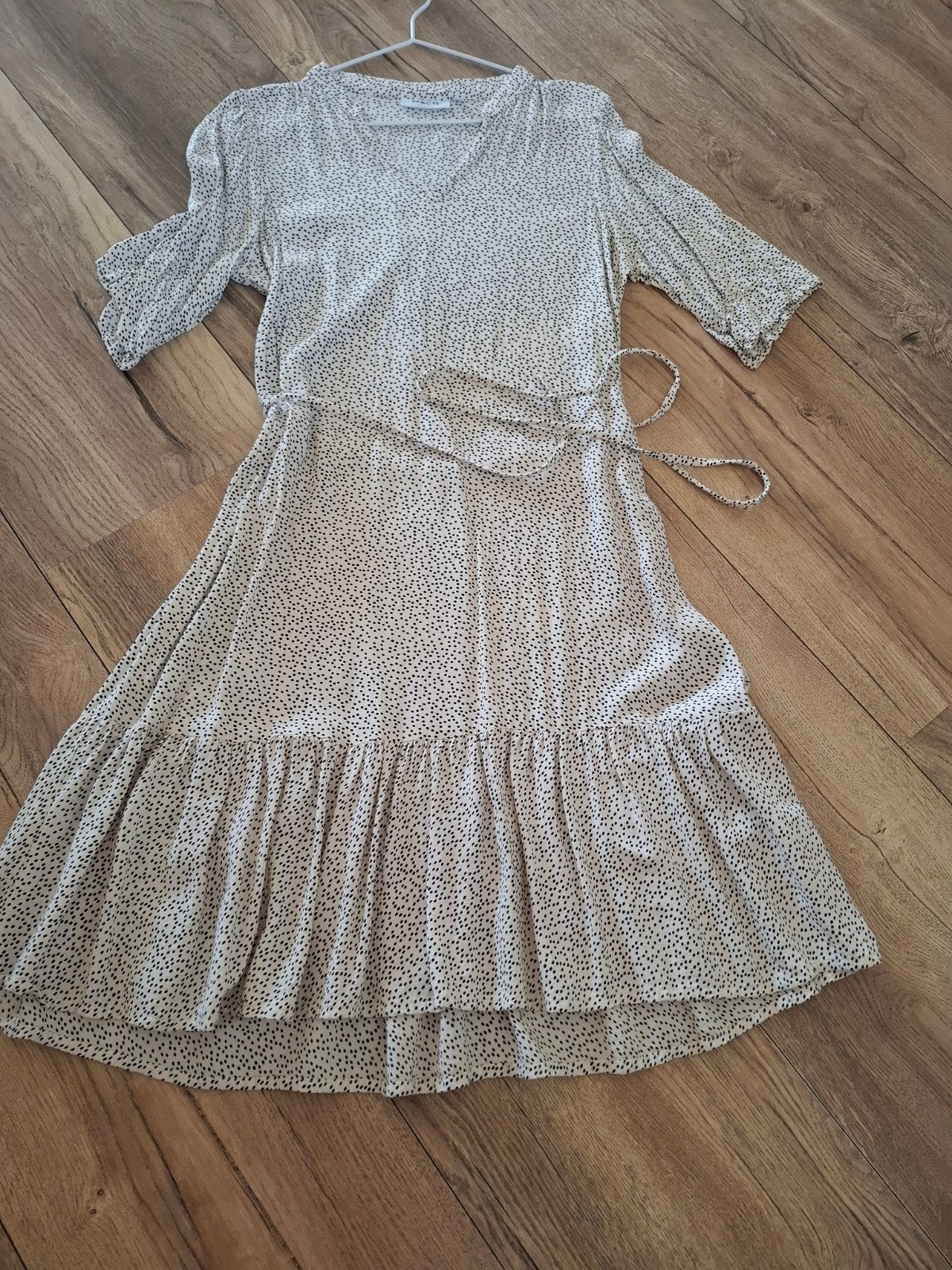 Polkadot stippen jurk. Guts en Gutso. Msch Copenhagen., Ophalen of Verzenden, Zo goed als nieuw, Maat 38/40 (M), Zwart