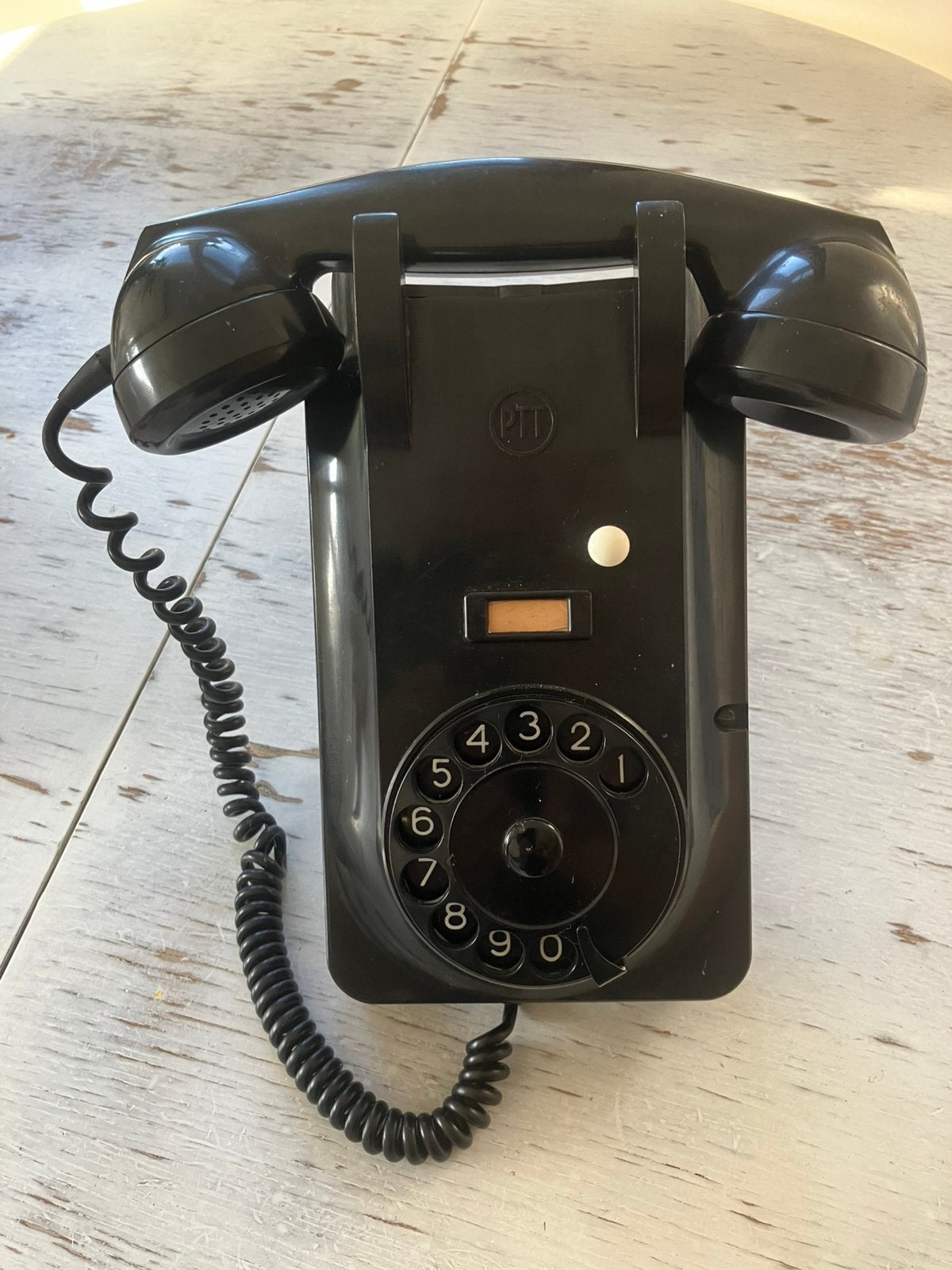 Bakelieten PTT wandtelefoon, Telecommunicatie, Ophalen, Gebruikt, Bakeliet