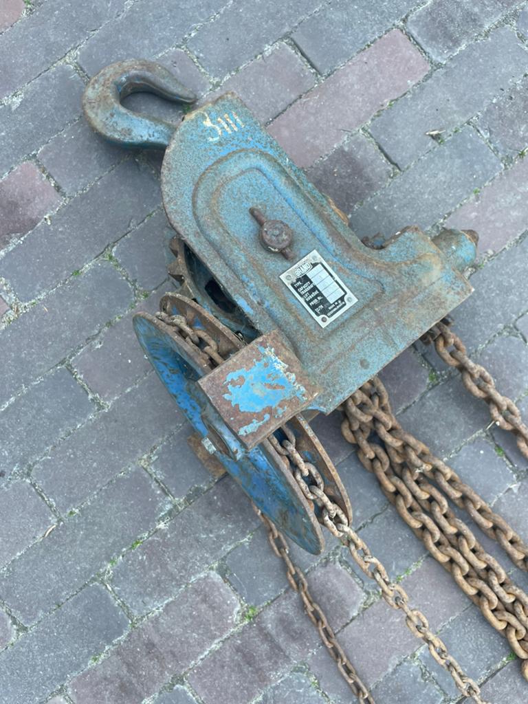 Ketting takel!, Ophalen, Gebruikt