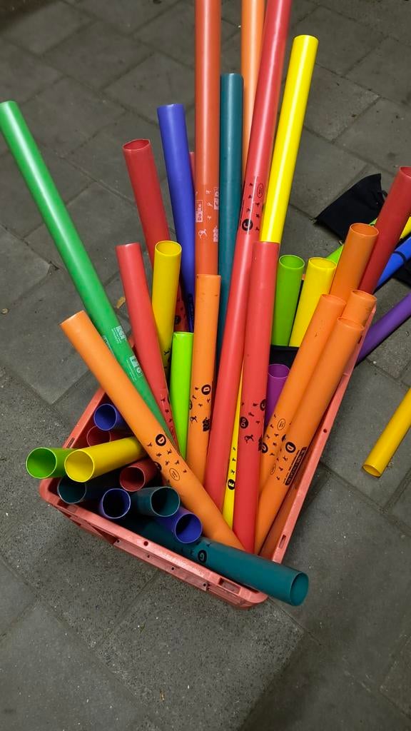 Grote set boomwhackers, xylofoon, muziek activiteit, Ophalen, Gebruikt, Jongen of Meisje