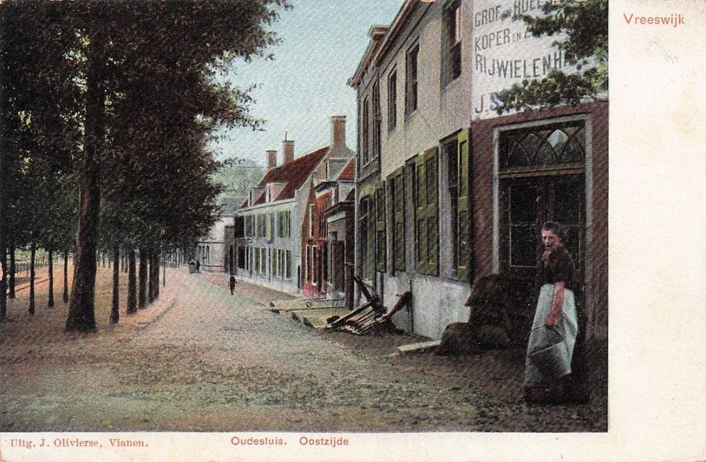 702-109-027 Oudesluis Oostzijde, Verzenden, Voor 1920, Noord-Holland