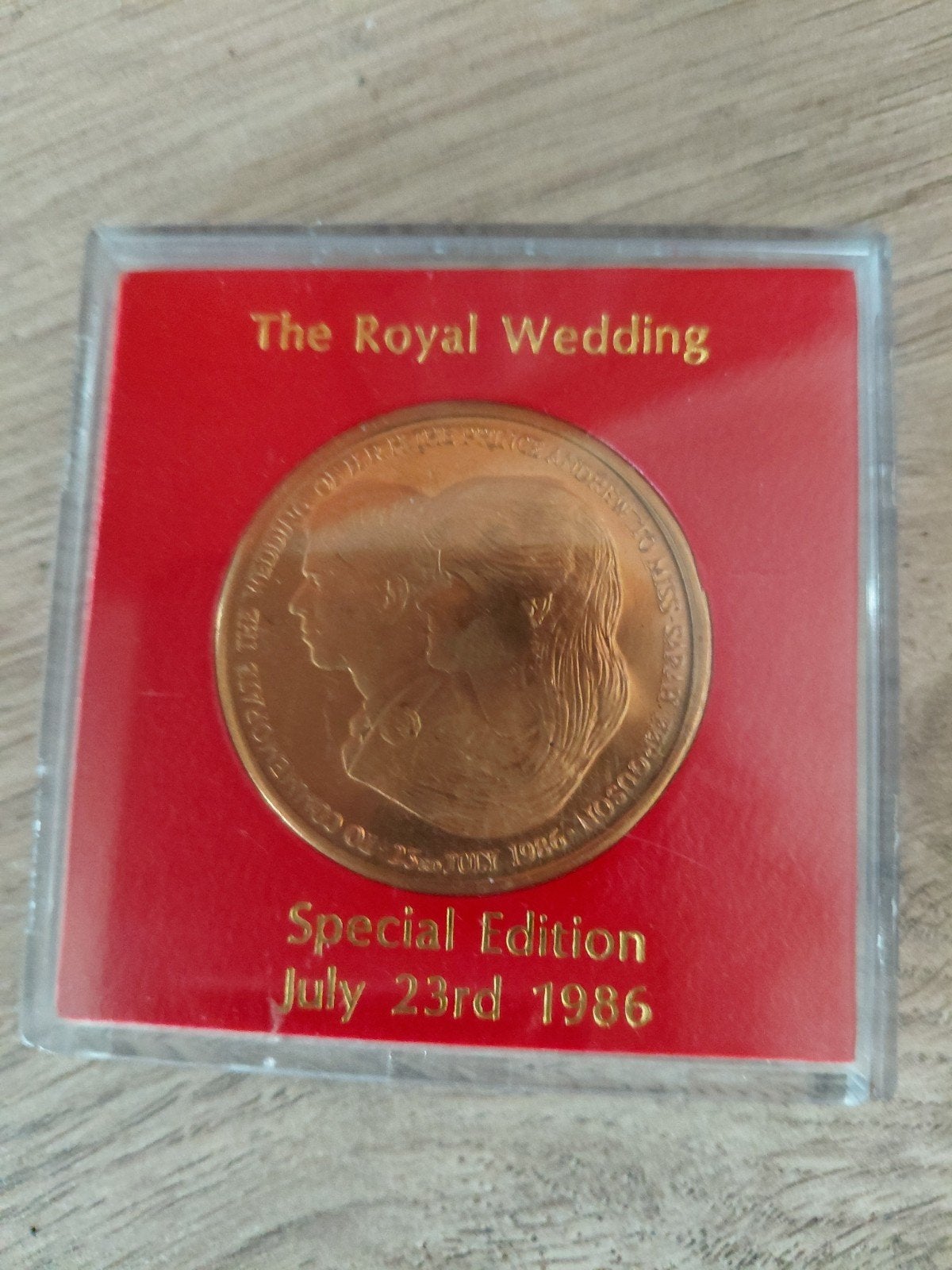 Koperen Herdenkingsmunt Koninklijk Huwelijk 1986, Verzamelen, Ophalen of Verzenden