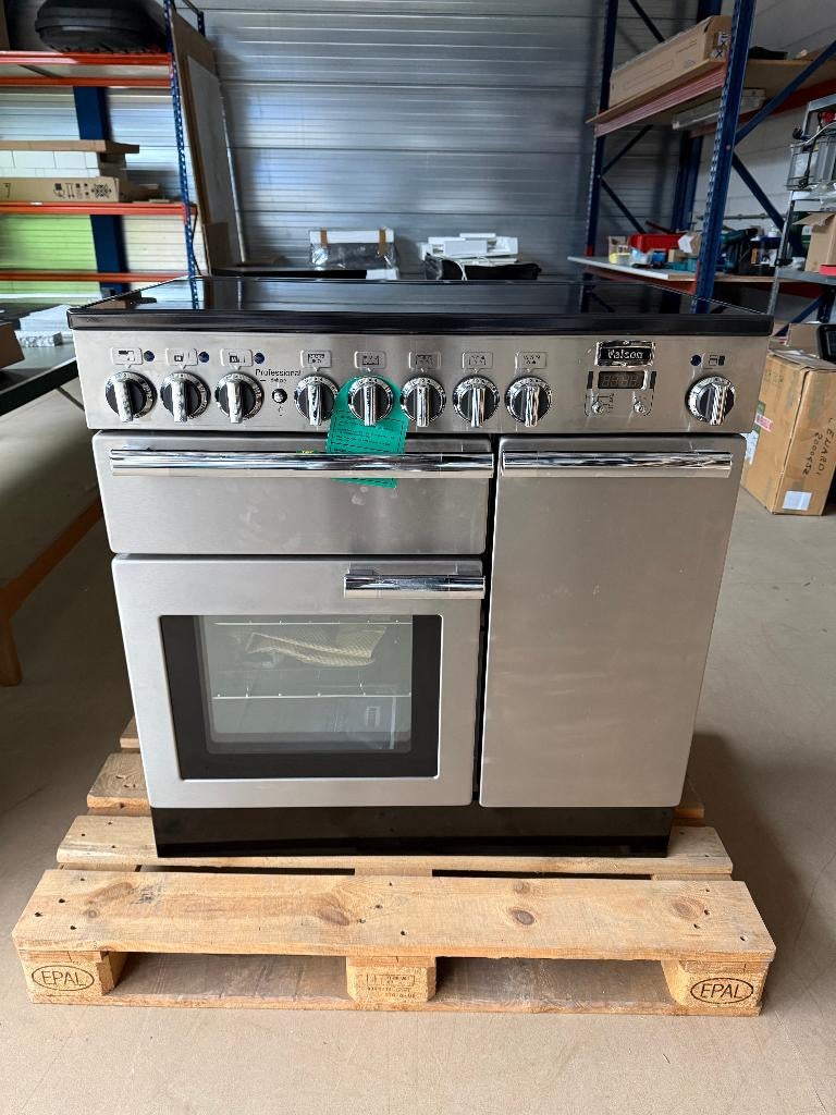Falcon Professional Deluxe 90 inductie, 60 cm of meer, Ophalen of Verzenden, Zo goed als nieuw, Energieklasse A of zuiniger