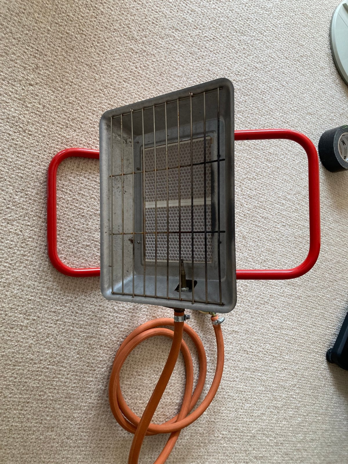 Infrarood gaskachel, Ophalen, Gebruikt