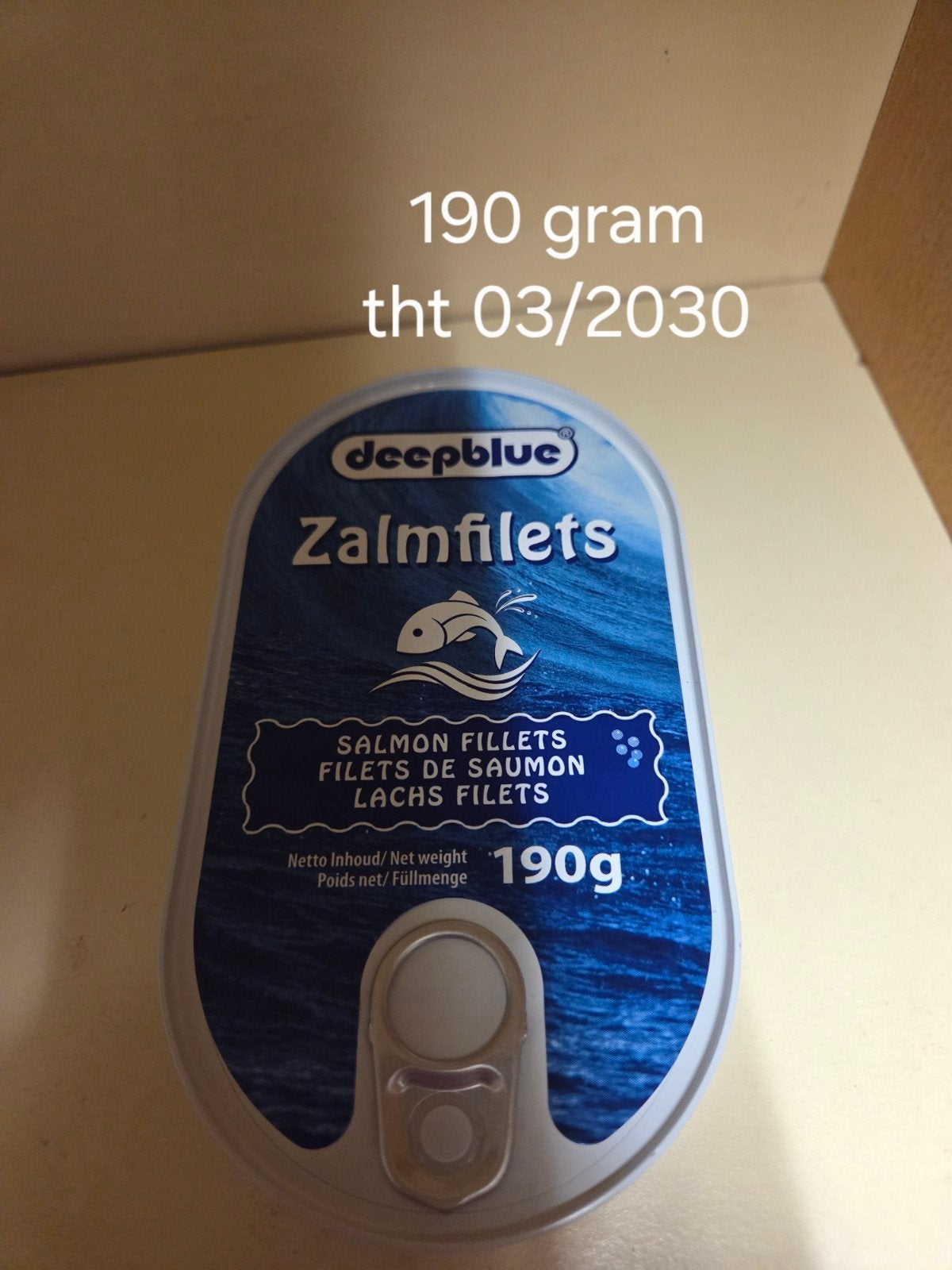Nieuw blik zalmfilets, Diversen, Levensmiddelen, Ophalen of Verzenden