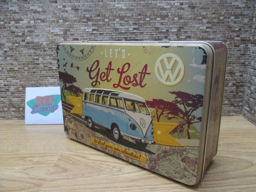koektrommel volkswagen Ti bus get lost, inhoud 2,5 liter, Ophalen of Verzenden, Nieuw, Koek(jes), Overige merken
