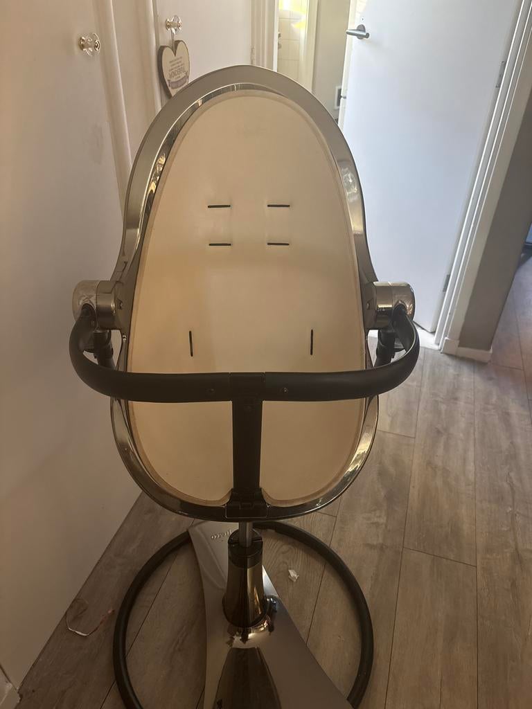 Bloom Fresco Chrome kinderstoel, Kinderen en Baby's, Kinderstoelen, Gebruikt, Overige typen, Afneembaar eetblad, Ophalen