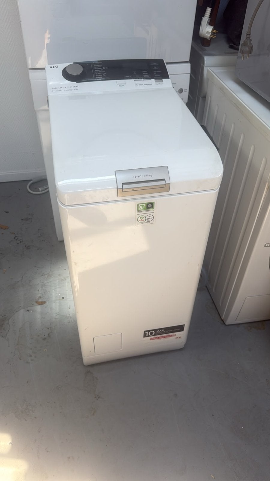 AEG Bovenlader Wasmachine, Witgoed en Apparatuur, Wasmachines, Ophalen, ., Bovenlader, Zo goed als nieuw