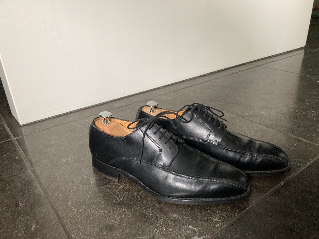 Finsbury goodyear welted veterschoenen zwart 43, Finsbury, Zwart, Ophalen of Verzenden, Gedragen