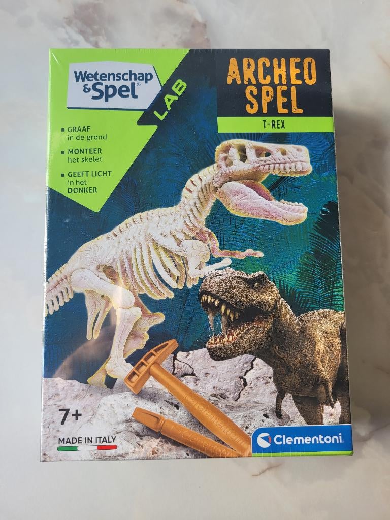 Wetenschap en spel - Archeo spel T-rex Clementoni - Nieuw!, Ophalen of Verzenden, Nieuw, Ontdekken