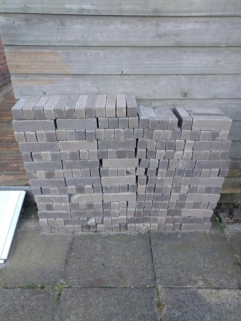 Grijze klinkers hard gebakken 297 stuks 3m2, Dieren en Toebehoren, Konijnen, Meerdere dieren, Groot