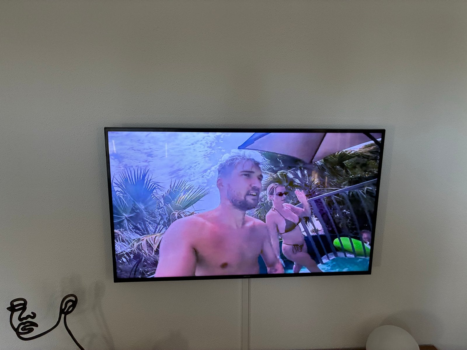 Samsung 55 inch TV - Zonder voet, Gebruikt, 50 Hz, Ophalen of Verzenden, Samsung