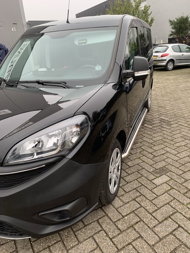 Fiat Doblo sidebars met rvs treeplanken, Auto-onderdelen, Sidebars, Niet ingevuld, Nieuw, Niet ingevuld, Ophalen