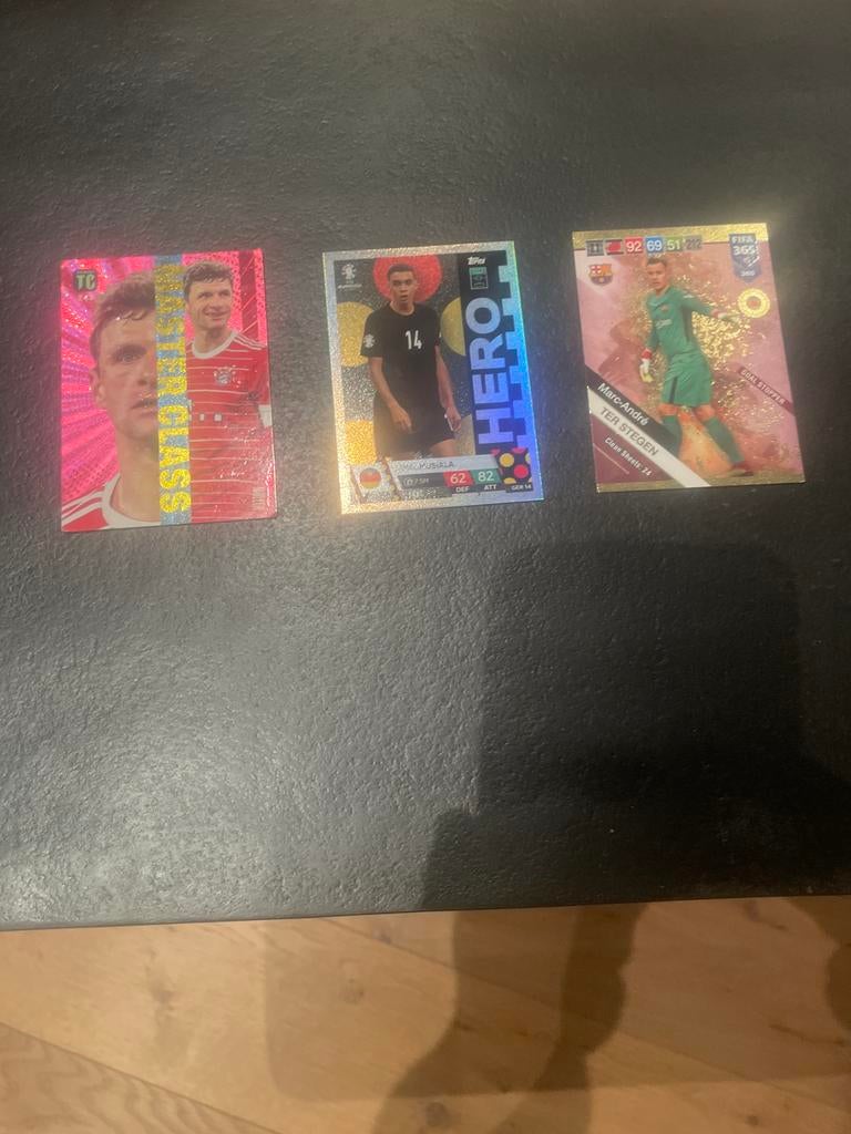 FIFA 365 Adrenalyn XL 2024 Voetbalkaarten - 3 stuks, Ophalen of Verzenden, Zo goed als nieuw, Buitenlandse clubs, Spelerskaart