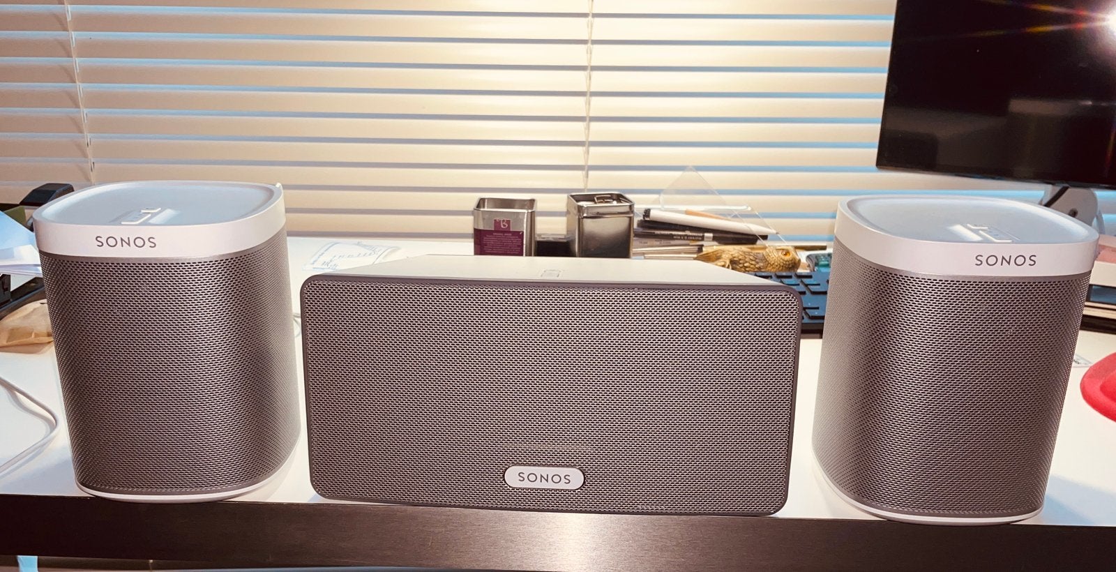 Sonos multiroom set – 2 Play:1 + 1 Play:3 (1e generatie), Ophalen, Gebruikt