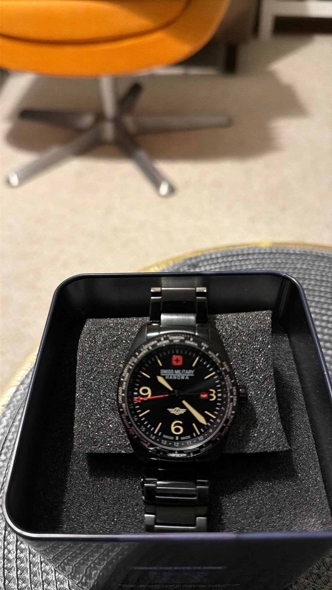 Swiss military horloge., Sieraden, Tassen en Uiterlijk, Ophalen of Verzenden, Zo goed als nieuw, Overige merken