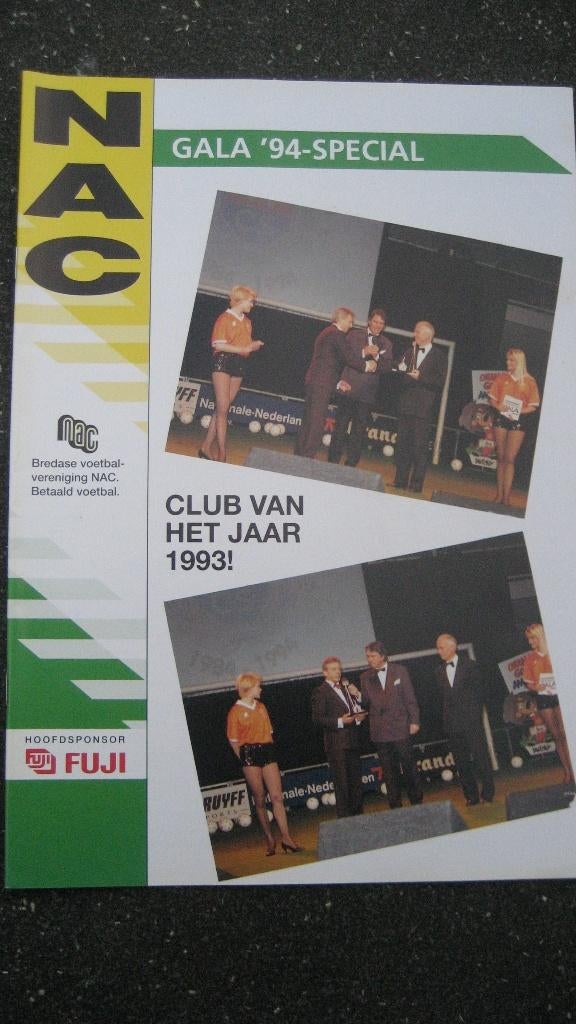 NAC Magazine 1994 NAC club van het jaar, Verzamelen, Sportartikelen en Voetbal, Nieuw, Boek of Tijdschrift, NAC Breda, Ophalen of Verzenden