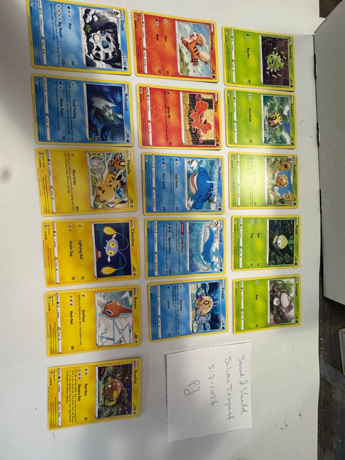 Pokémon kaarten - Silver Tempest, Hobby en Vrije tijd, Verzamelkaartspellen | Pokémon, Ophalen of Verzenden, Gebruikt, Meerdere kaarten