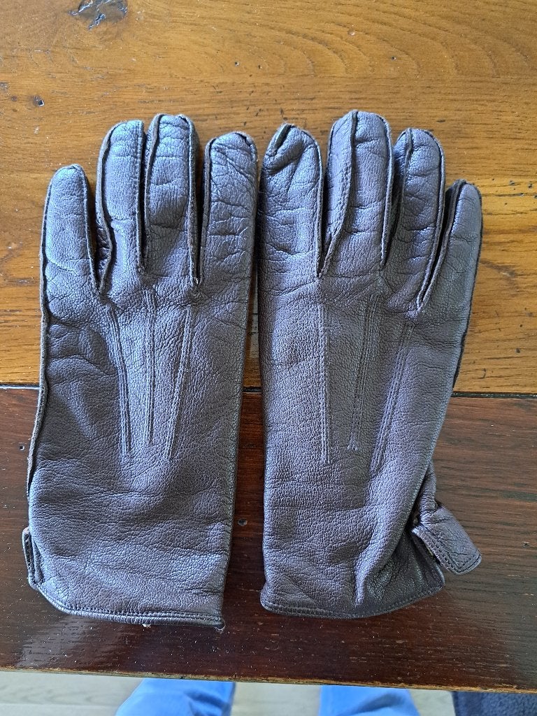 Handschoenen, Ophalen, Zo goed als nieuw, Bruin, Handtas