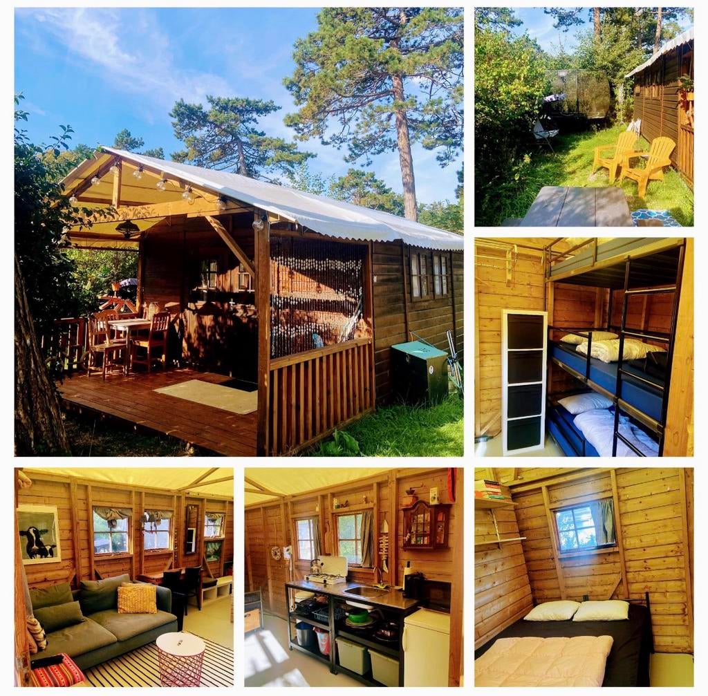 Tenthuisje op camping bakkum te huur (vogelduin 575), Caravans en Kamperen, Verhuur
