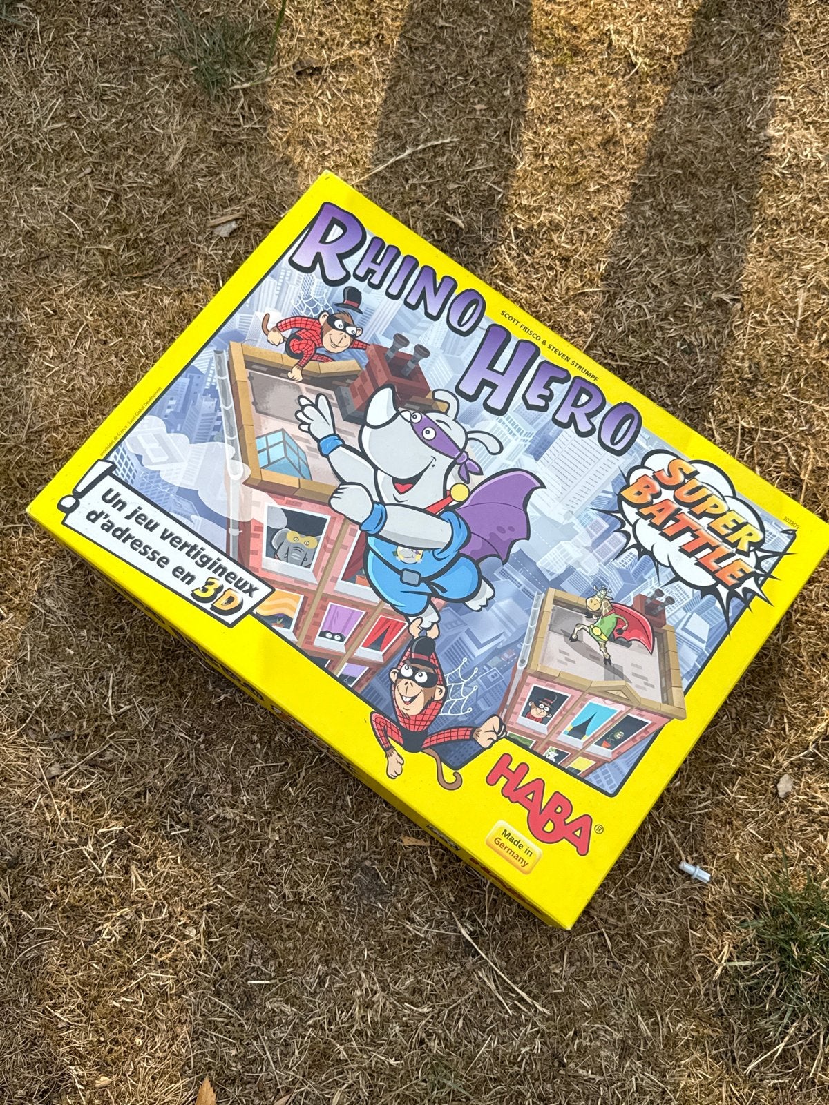 Rhino Hero Super Battle - HABA bordspel, Hobby en Vrije tijd, Gezelschapsspellen | Bordspellen, Drie of vier spelers, Ophalen
