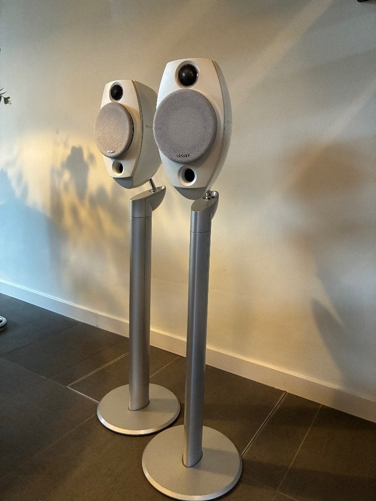 Sony SS-LA500ED Vintage Speakers incl. standaard, Gebruikt, Inclusief standaarden, Speakerset, Ophalen of Verzenden