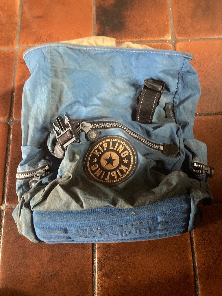 Kipling rugzak - Blauw - Gebruikt, Ophalen, Gebruikt, Kipling, Minder dan 25 cm