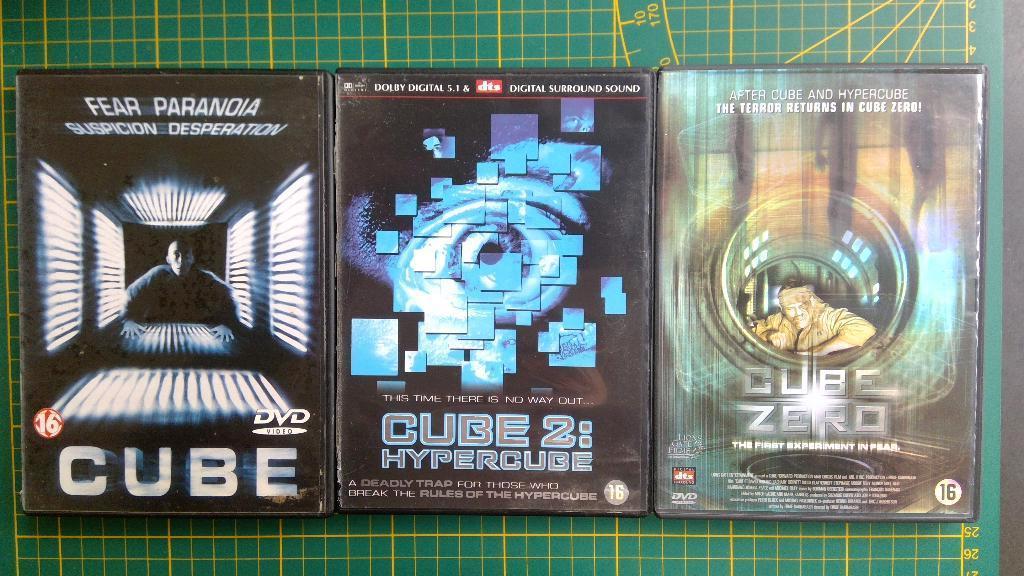 CUBE 1-3, Vanaf 16 jaar, Ophalen of Verzenden, Zo goed als nieuw, Actiethriller